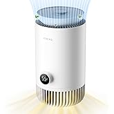 xCREAS Air Purifier and Humidifier in One, 2 in 1 Evaporative Humidifier and HEPA Filter Air Purifier Combo for Bedroom, 0.8 