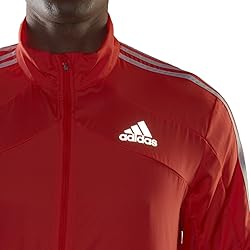 adidas Men's Marathon Jacket 3-Stripes, Solar