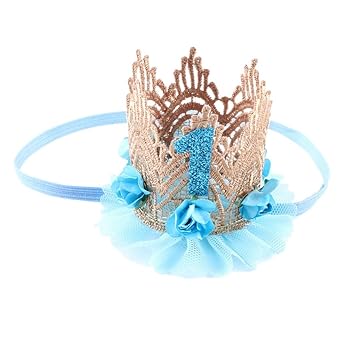 Amazon Com Harmily Baby S First Birthday Hat Rose Flower Lace Mesh