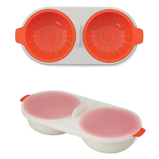 Escalfador de huevos para microondas huevo caldera de vapor ...