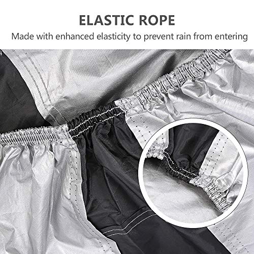 image for Wowkiki Bike Cover Waterproof Outdoor Bicycle Cover with Lock Hole and