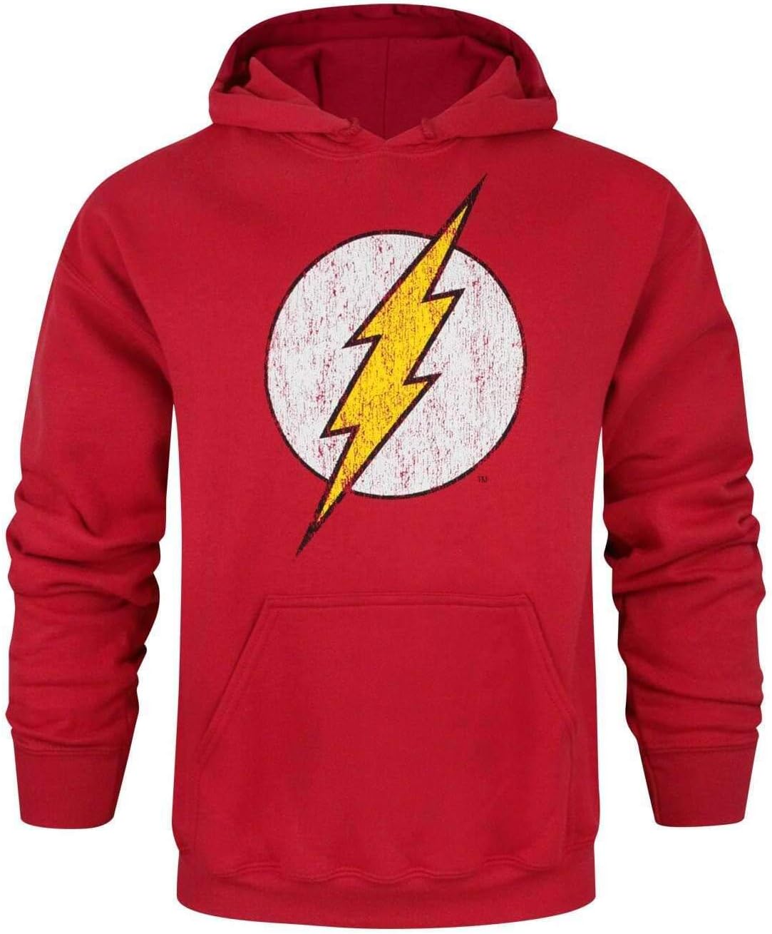 DC Comics Flash Distressed Logo Men's Hoodie