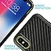 ZVEdeng iPhone Xs Max Wallet Case, iPhone Xs Max Card Holder Case, Shockproof Credit Card Case Carbon Fiber Card Clip Money Pocket Card Grip Case for Apple iPhone Xs Max 6.5'' 2018 Black