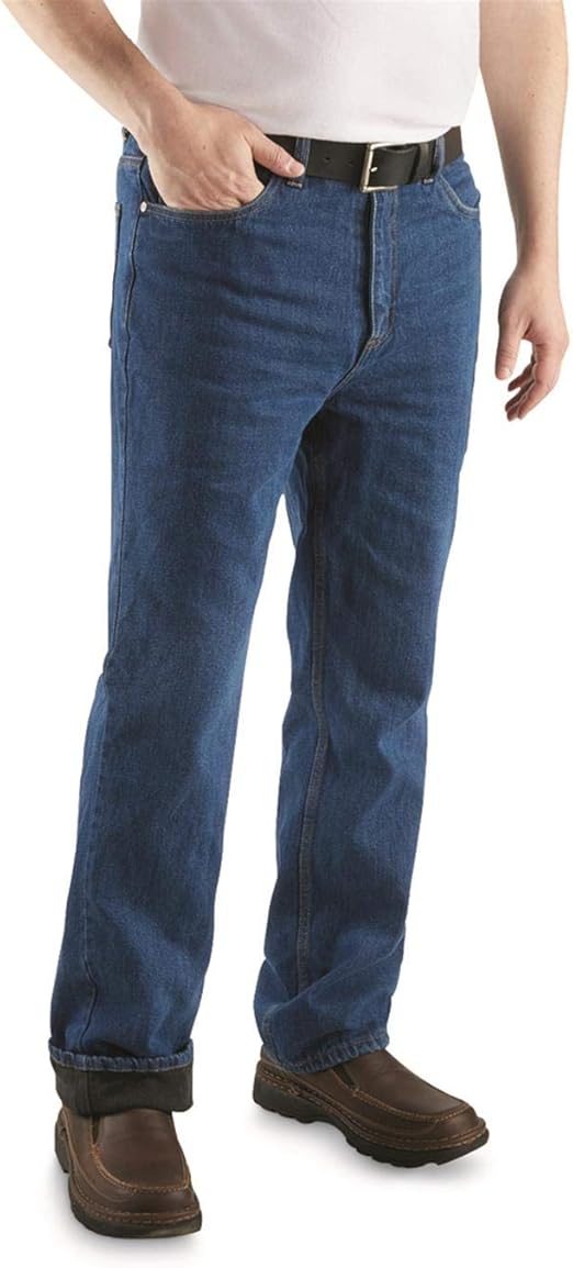 Guide Gear Men's Sportsman's FleeceLined Jeans at Amazon Men’s