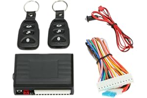 Mulcort Universal Remote Central Control Box Kit Car Door Lock Keyless Entry System with Trunk Release Button