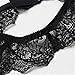 Varsbaby Women Sexy Lace Suspender Garter Belt For Thigh High Stockings (Black, S)