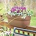 EMSCO Group Bloomers Railing Planter with Drainage Holes – 24