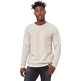 Bella + Canvas Unisex Sponge Fleece Crewneck Sweatshirt S HEATHER DUST