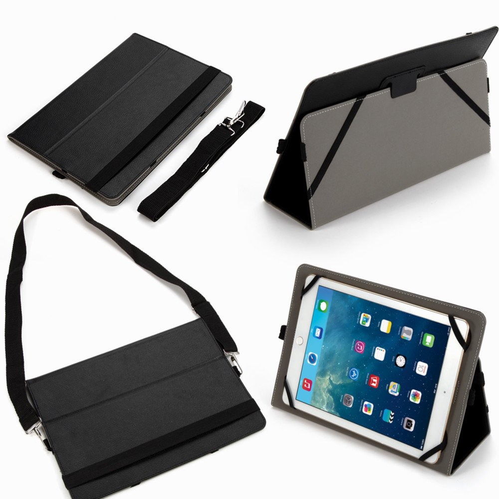 Universal 10.1 Inch Tablet Case Cover (10bl) Pu Leather Folio Style Fits Excelvan