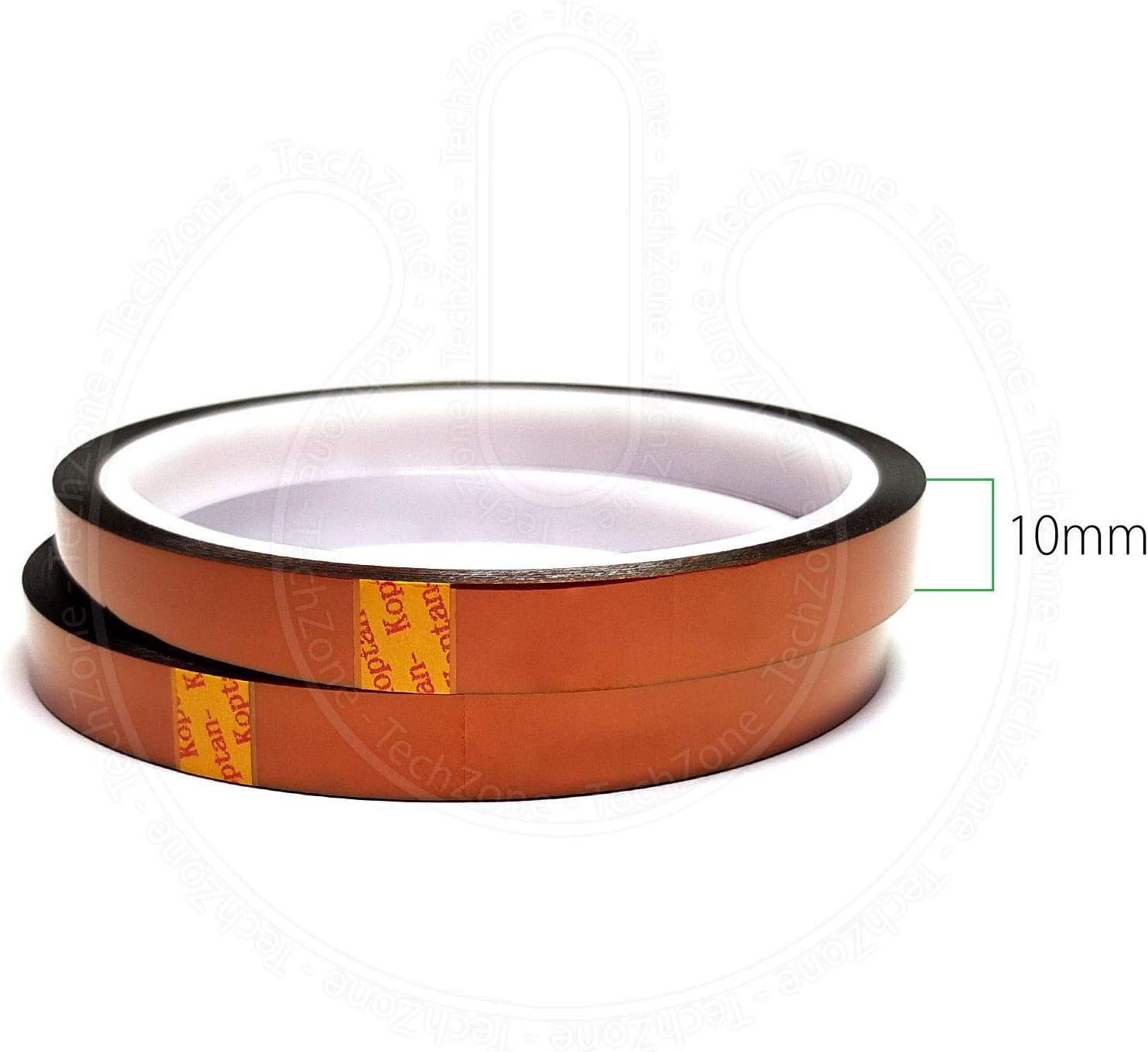 High Temperature 280℃ Heat Resistant One Sided Self-Adhesive Kapton Polyimide Tape for BGA SMD Mobile Repairs - Specially Designed for Temperature Critical BGA Repairs (Width: 10 mm, Length: 33 m)