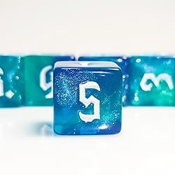 10 PC D6 dice 16mm Acrylic Dice Set for RPG MTG DND