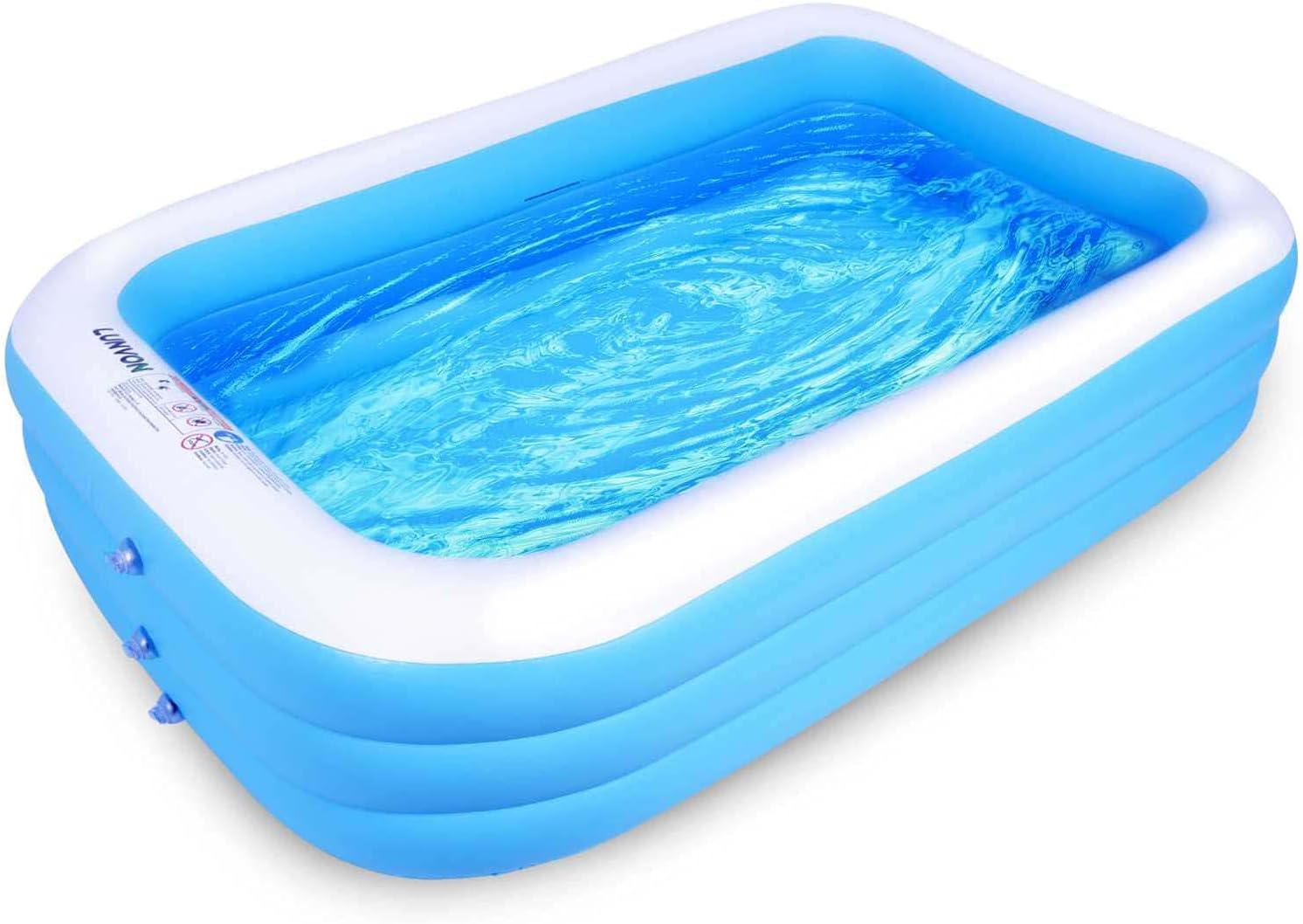 Lunvon Family Inflatable Swimming Pool 