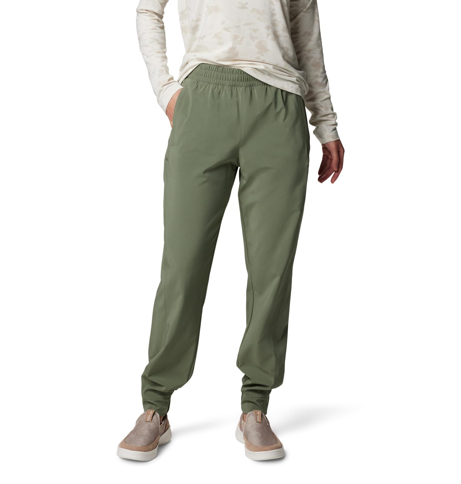 Columbia Women’s PFG Uncharted Pull On Pant, Cypress, X-Large