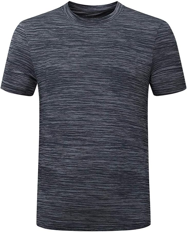 Qinnyo Tshirt for Men's Tops Summer Casual O-Neck T-Shirt Fitness Fast-Dry Breathable Blouse Suitable for Shorts M-5XL