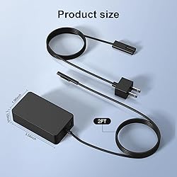 Surface Pro Charger 65W, Surface Laptop Charger for