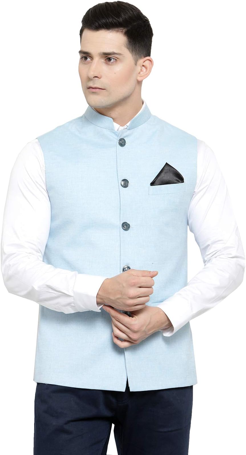 Pastel Ethnic Bandhgala Jodhpuri Nehru Jacket Vest Waistcoat - 11 Colours Available