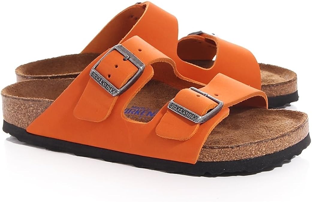 birkenstock arizona orange