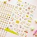 6 Sheets Craft Sticker, Marrywindix Tech Decorative Scrapbooking Diary Album Sticker Adhesive #3