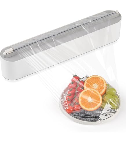 Amazon.com: Magnetic Plastic Wrap Dispenser with Cutter - Quasziwa