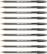 BIC Cristal 10 x 1.6mm Black Ink Pens view 1