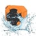 Amuoc Bluetooth Speakers, Portable IP65 Waterproof Outdoor/Shower Bluetooth Speaker Rugged Hi-Def Bass Sound with 10Hr Playtime Orange