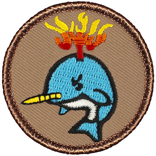 Flaming Narwhal Patrol Patch - 2