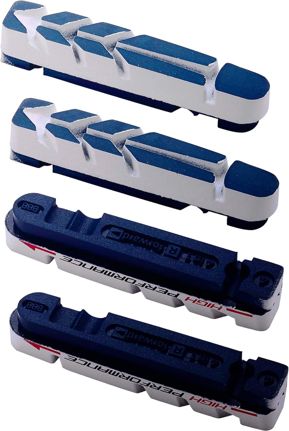 BBB(ビービービー) ロードバイク用ブレーキシュー ウルトラストップ ハイパフォーマンス BBS-28HP 前後ペア ブルー商品画像