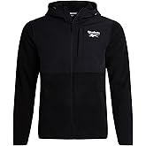 Reebok Mens Jackets - Lighweight Polar Fleece Jacket Zip Up Winter Jackets for Men with Pockets Outerwear Coats