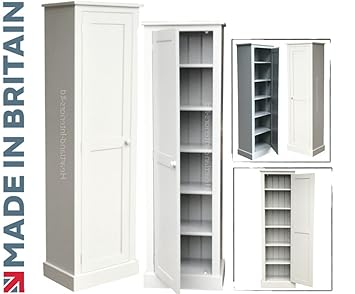 Solid Pine Cupboard Handcrafted Painted 1 Door Alcove Pantry