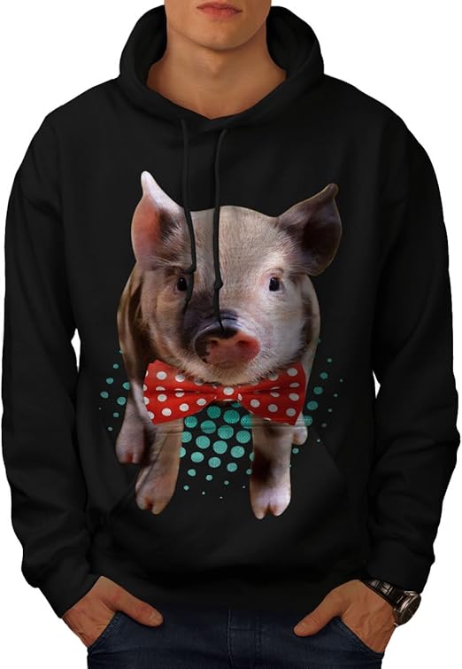 Pig hoodie with ears Clearance