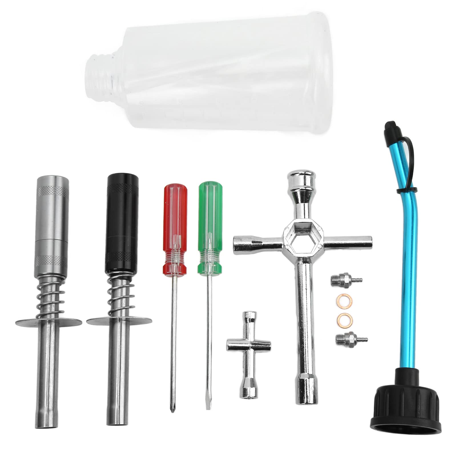 RiToEasysports Glow Plug Igniter Charger Tools,RC Car Glow Plug Ignitor Igniter Nitro Engine Starter with Cross Sleeve Screwdriver Oiler for 1/10 1/8 Fuel Truck Parts Model Car Accessories