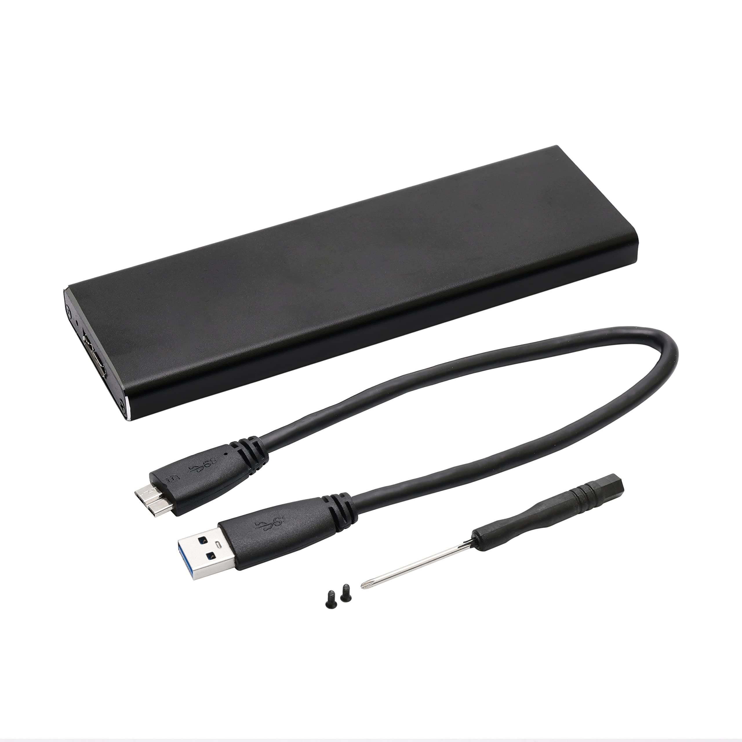 JIUWU SSD to USB3.0 Hard Disk Enclosure External Case 6+12 Pin for 2010 Apple MacBook Air A1370 A1369