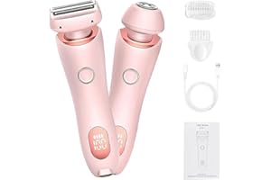 GESHUS Pro 3.0 Razor for Women, Beauty Bloom, 2025 Upgraded Glide for Women, Shaverwith Removable Head, Waterproof Electric Wet Dry