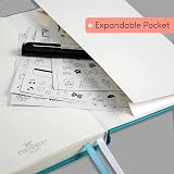 ISLAND A5 Lined Notebook Hardback 180 Pages 120gsm paw view 6