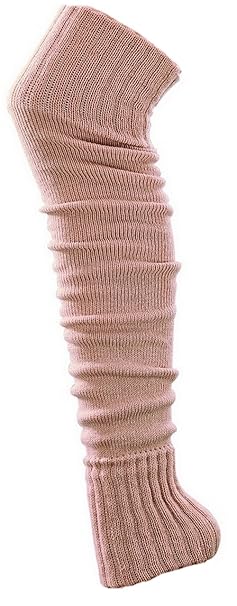 krautwear® Damen Mädchen Beinwärmer Stulpen Legwarmers Overknees gestrickte Strümpfe ca. 70cm Öko-Tex Standard 100 80er Jahre