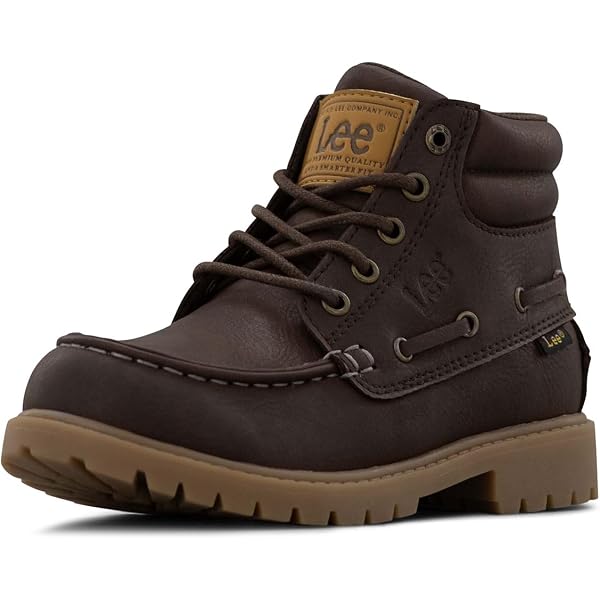 Levi’s Dean Brown Synthetic Leather Moc Toe Boots Size 8M 51y-dmM42EL._AC_SY300_QL30_.jpg main image 4