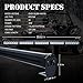 Xprite 30 Inch UTV RZR LED Chase Strobe Light Bar, w/Running Turn Signal Brake Reverse Lights Function, Safety Flashing Lightbar for Offroad 4x4 Polaris Can-Am Yamaha SXS ATV Trucks - RYBYR