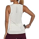Wulibike Sleeveless Cycling Jersey Women Running Shirts Vest bike top Summer Biking tank With Pockets Beige M