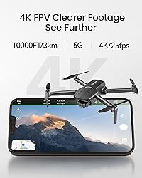 Holyton Drones with Camera for Adults 4K 3