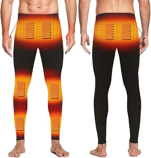 EssenceLiving Men's Thermal Trousers, USB Electric Heated Leggings 8