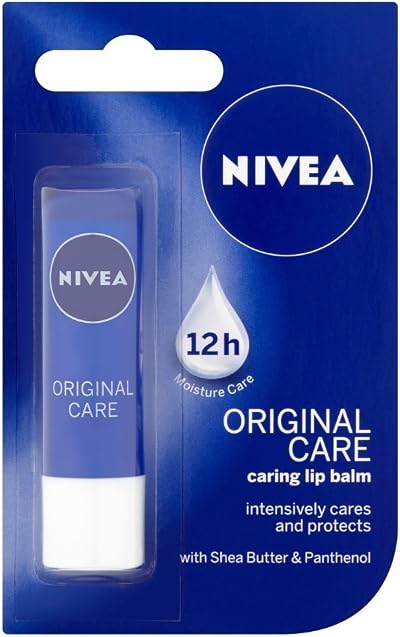NIVEA Original Care Caring Lip Balm 4.8g Moisturizing Protection
