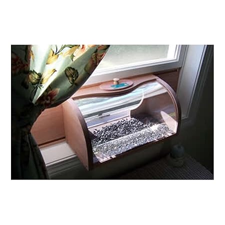 Coveside Bread Box Window Mount Bird Feeder With 2 Way Mirror