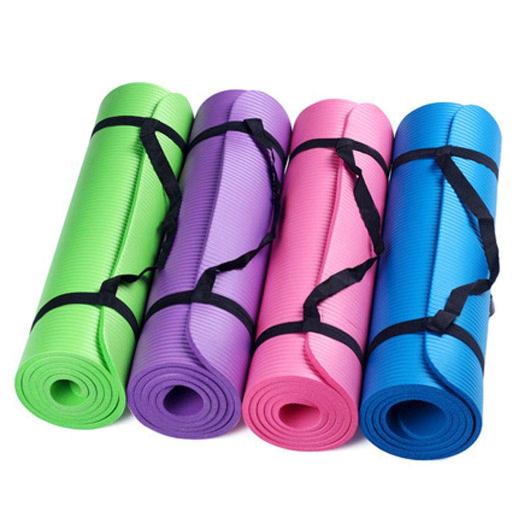 piokikio Durable Portable Solid Non-Slip Soft Fitness Yoga Mat