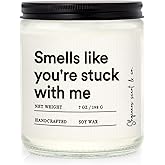 Shqiueos Funny Anniversary Candle Gifts for Boyfriend Girlfriend, Valentines Day Gifts for Her Him, Best Friend Friendship Birthday Gift for Women, Bestie, Christmas Gift, Lavender Scented 7oz