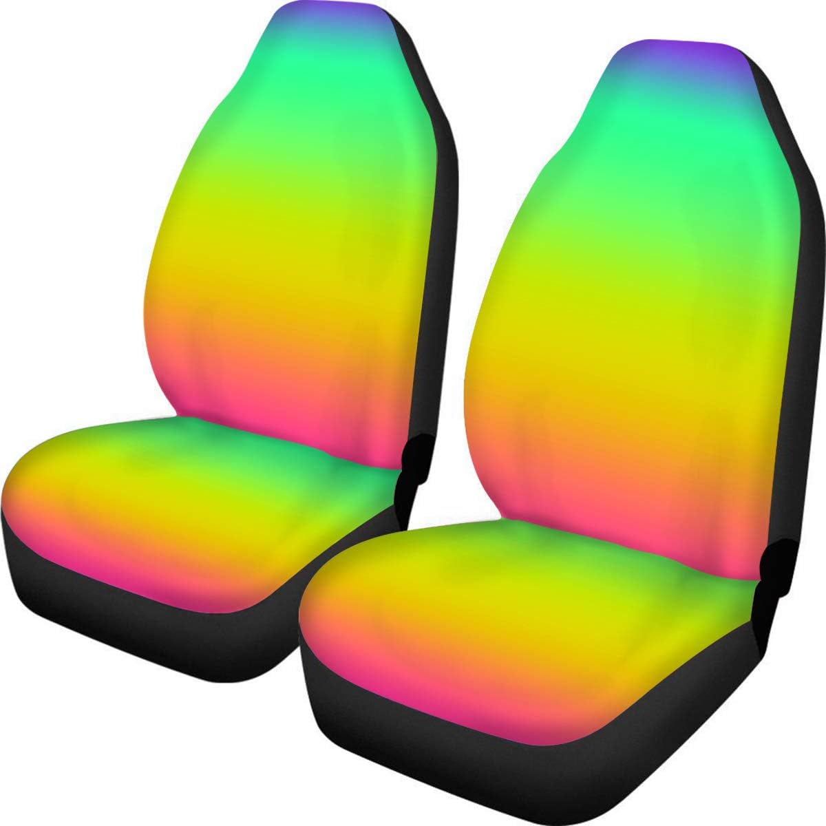 rainbow seat covers