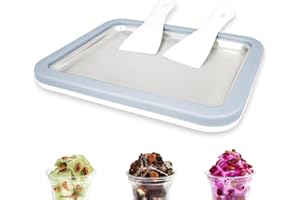 Instant Ice Cream Maker, Rolled Ice Cream Maker, Instant Gelato Pan/Roll, Homemade DIY Ice Cream for Fun Parent-Child Activit