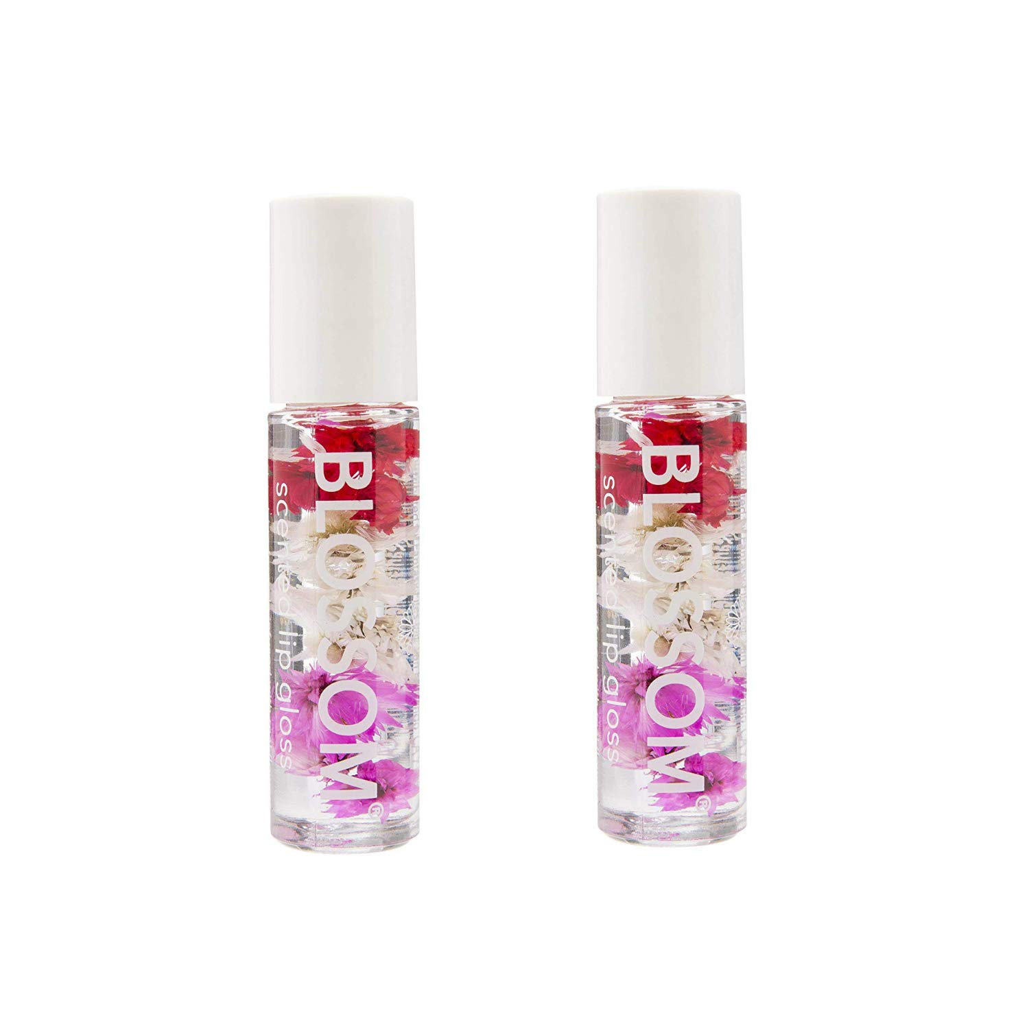 Rollerball Lip Gloss With Flowers Rollerball Lip Gloss With Flowers