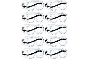 keebomed Chemical Splash/Impact Safety Goggle, Soft, Adjustable 1 -Pack