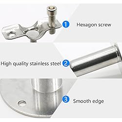 Piutouyar 2 Pcs Stainless Steel Wall Mount Ceiling