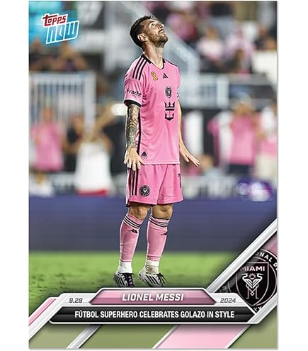 Amazon.com: LIONEL MESSI 2024 Topps NOW #38 Inter Miami FC NM-MT
